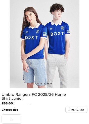 Umbro sportswear rangers - sportswear,