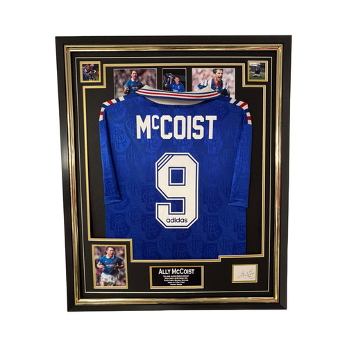 Framed ally mccoist of - ally,