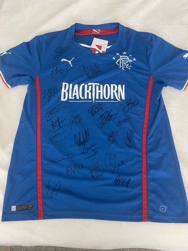 Signed glasgow rangers puma - signed,